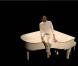 Christophe Willem dans le clip de Si mes larmes tombent , second extrait de l'album Prismophonic paru en novembre 2011.
