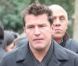 Benjamin Castaldi lors des obsèques de Jean-Pierre Spiero en l'église protestante de Saint-Maur-des-Fossés, vendredi 17 février 2012