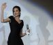 Angelina Jolie lors de la projection du son film Au pays du sang et du miel à Sarajevo le 15 février 2012
