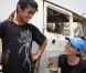 Angelina Jolie le 23 juillet 2009 en Irak
