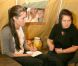 Angelina Jolie en Ossétie dans le sud de la Russie en août 2003