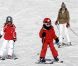 En vacances à Verbier (Suisse), le prince Philippe, la princesse Mathilde et leurs quatre enfants (Elisabeth, Gabriel, Emmanuel, Eléonore) ont pris la pose le 20 février 2012.