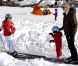 En vacances à Verbier (Suisse), le prince Philippe, la princesse Mathilde et leurs quatre enfants (Elisabeth, Gabriel, Emmanuel, Eléonore) ont pris la pose le 20 février 2012.