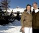 En vacances à Verbier (Suisse), le prince Philippe, la princesse Mathilde et leurs quatre enfants (Elisabeth, Gabriel, Emmanuel, Eléonore) ont pris la pose le 20 février 2012.