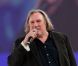 Gérard Depardieu le 11 mars 2012 lors du meeting de Villepinte de Nicolas Sarkozy
