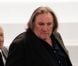 Gérard Depardieu et Jean d'Ormesson le 11 mars 2012 lors du meeting de Villepinte de Nicolas Sarkozy