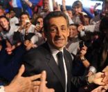 Nicolas Sarkozy lors de son meeting de Villepinte le 11 mars 2012