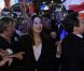 Nicolas Sarkozy et Carla Bruni Sarkozy lors de son meeting de Villepin le 11 mars 2012