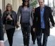 Russell Brand et sa chérie Nikolett Barabas à Los Angeles le 19 mars 2012