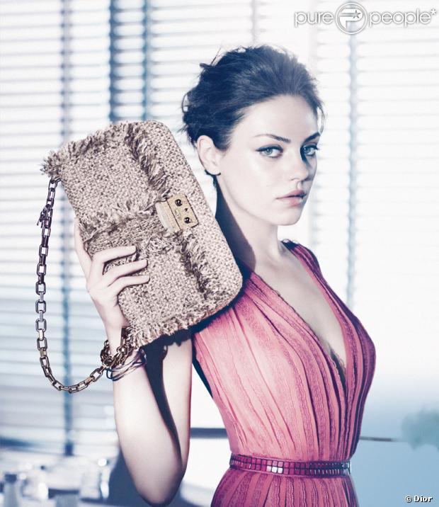 Mila Kunis dans la campagne Dior