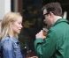 Olivia Wilde et son petit ami Jason Sudeikis passent un moment romantique dans les rues de Manhattan le 14 avril 2012 à New York