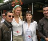 Brahim Asloum, Tatiana Golovin, Nathalie Tauziat, Luc Alphand