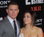 Jenna Dewan refait  Dirty Dancing  pour son l'anniversaire de son chéri Channing Tatum, à New York, le 27 avril 2012.