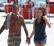 Christian Audigier et sa chérie Nathalie Sorensen le 25 mars 2012 à Miami