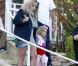 Jamie Lynn Spears et sa fille Maddie, à Los Angeles, le 5 mai 2012.