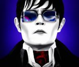Affiche du film dark Shadows de Tim Burton avec Johnny Depp