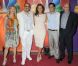 Kelli Giddish, Ice T, Mariska Hargitay, Danny Pino, et Dan Florek lors des NBC Upfronts à New York le 14 mai 2012
