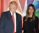 Donald et Melania Trump lors des NBC Upfronts à New York le 14 mai 2012