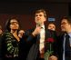 Arnaud Montebourg et Audrey Pulvar à Paris, fin 2011.