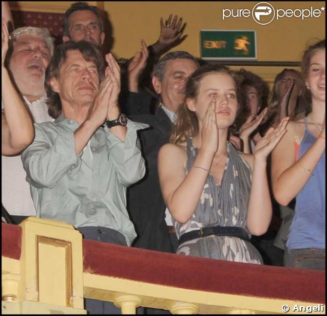 Mick Jagger et sa fille de 16 ans, Georgia May