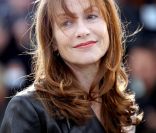 Isabelle Huppert lors du photocall de <em>Amour</em>, durant le Festival de Cannes le 20 mai 2012