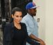 Kanye West et Kim Kardashian sortent de leur hôtel Athaneaum pour aller au restaurant Hakkasan, le 20 mai 2012 à Londres