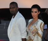 Kanye West et Kim Kardashian assistent à l\'avant-première du film Cruel Summer. Cannes, le 23 mai 2012.