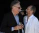 Benoît Poelvoorde et Benoît Delépine au Carlton Cinéma club, à Cannes, le 23 mai 2012.