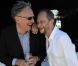 Benoît Poelvoorde et Benoît Delépine au Carlton Cinéma club, à Cannes, le 23 mai 2012.