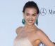Irina Shayk, sublime dans une robe nude Roberto Cavalli lors du gala de l'amfAR à l'hôtel du Cap Eden Roc. Cap d'Antibes, le 24 mai 2012.