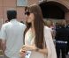 Jessica Michibata dans le paddock du Grand Prix de Monaco le 27 mai 2012