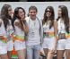 Antonio Banderas dans le paddock du Grand Prix de Monaco le 27 mai 2012