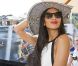 Nicole Scherzinger dans le paddock du Grand Prix de Monaco le 27 mai 2012