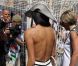 Nicole Scherzinger dans le paddock du Grand Prix de Monaco le 27 mai 2012