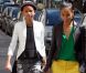 Willow Smith, 11 ans, se promène dans Paris avec sa mère Jada Pinkett Smith, le 12 mai 2012.