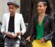 Willow Smith, 11 ans, se promène dans Paris avec sa mère Jada Pinkett Smith, le 12 mai 2012.