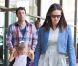 Jennifer Garner, très élégante, se balade avec son mari Ben Affleck et leur fille Violet, le 29 mai 2012