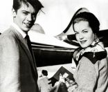 Alain Delon et Romy Schneider en 1960
