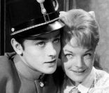 Alain Delon et Romy Schneider en 1958