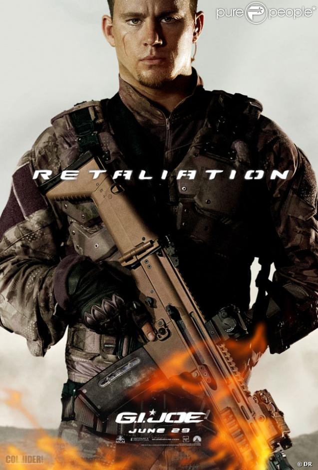 La bande-annonce de  G.I. Joe 2 : Conspiration , dont la sortie a été décalée de huit mois pour tourner de nouvelles scènes avec Channing Tatum.