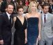 Michael Fassbender, Noomi Rapace, Charlize Theron et Logan Marshall-Green à l'avant-première de  Prometheus  à Londres, le 31 mai 2012.