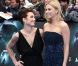 Charlize Theron et Noomi Rapace à l'avant-première de  Prometheus  à Londres, le 31 mai 2012.