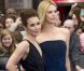 Charlize Theron et Noomi Rapace à l'avant-première de  Prometheus  à Londres, le 31 mai 2012.