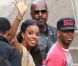 Arrivée de Kelly Rowland à Bercy pour le concert de Jay-Z et Kanye West, le 1er juin 2012.