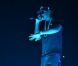 Jay-Z sur la scène de Bercy pour le Watch The Throne Tour, à Paris, le 1er juin 2012.