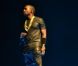 Kanye West sur la scène de Bercy pour le Watch The Throne Tour, à Paris, le 1er juin 2012.