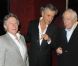Bernard-Henri Lévy, Roman Polanski et Jean Daniel à l'avant-première du  Serment de Tobrouk , à Paris, le 5 juin 2012.