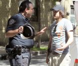 Guillaume Canet sur le tournage de son film Blood Ties le 31 mai 2012 à New York
