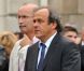Michel Platini lors des obsèques de Thierry Roland le 21 juin 2012 en l'église Sainte-Clotilde à Paris