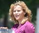 Reese Witherspoon, enceinte, sur le tournage de Devil's knot, à Atlanta, le 25 juin 2012